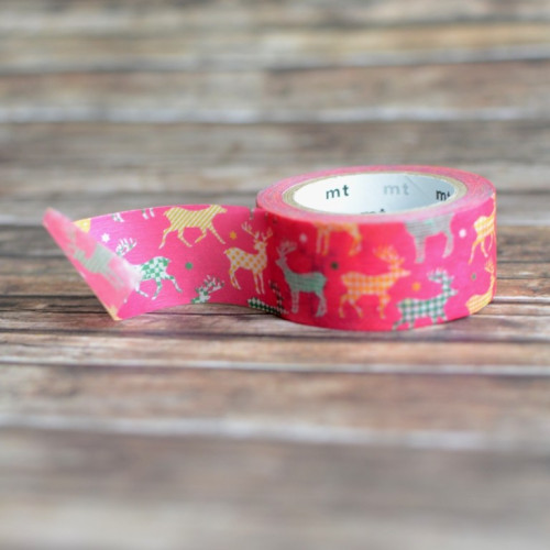 reindeer washi tape
