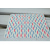 washi papír origami "red blue waves" 10 ks