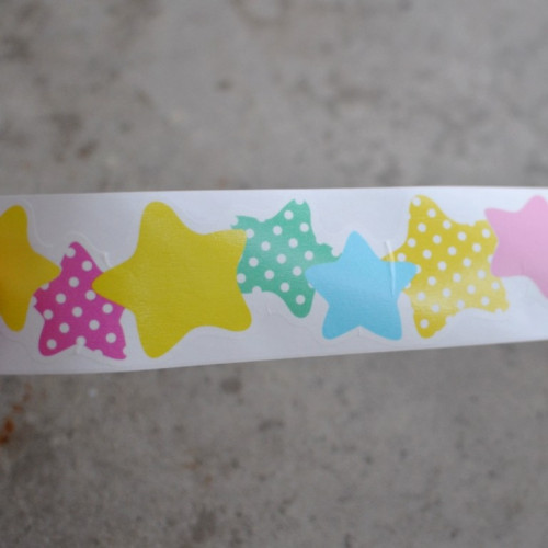 washi maxi páska na zeď  "hvezdy"