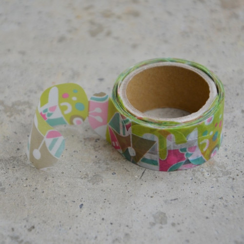 washi páska vlnkatá "jarni" 20 mm x  5 m