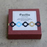 pavi páska "Floral bracelet blue" 10 mm x 6 m