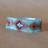 washi páska "retro vzor" 15 mm x 7 m