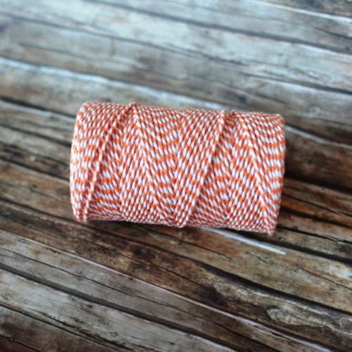100 m baker´s twine "orange"