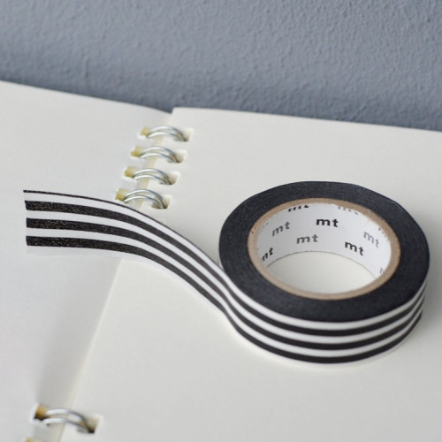 mt washi páska "border black"