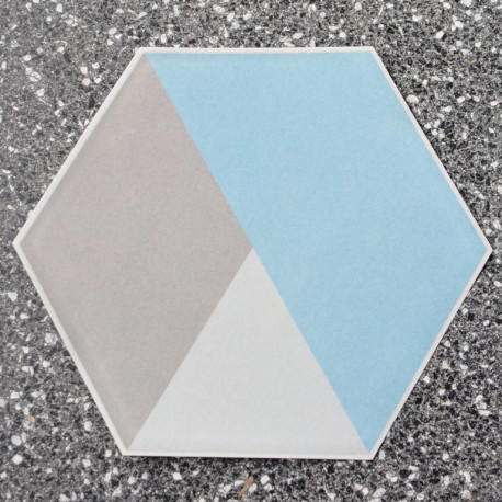 mt casa sheet "hexagone color block" 23 x 23 cm