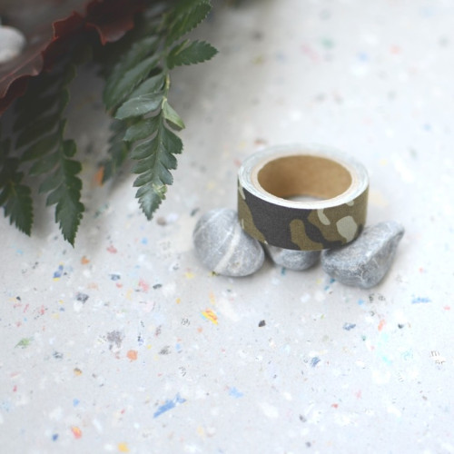 látkopáska nuno deco "maskáč" 15 mm x 1,2 m