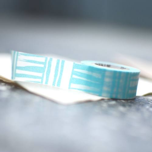 washi páska "blue paint" 15 mm x 7 m