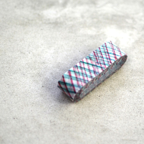 mt washi páska color pencil "plaid L" 15 mm x 7 m