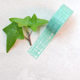 washi páska "green- brush stroke" 15 mm s 7 m