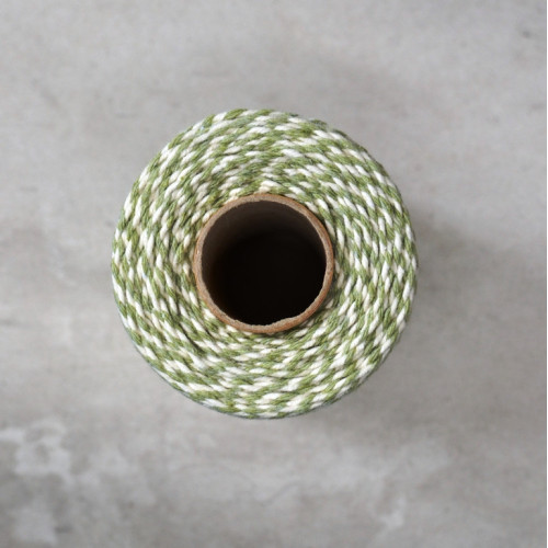 100 m baker´s twine "sage green"