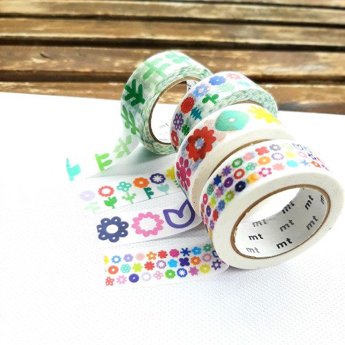 mt washi pásky set "100th Anniversary Kapitza" 4 x 15 mm x 7  m