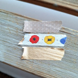 mt washi pásky set "pastel A" 3 x 15 mm x 7 m